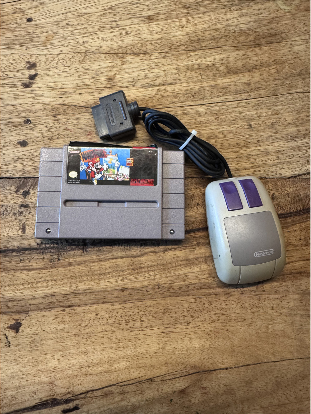 Mario Paint Bundle with Official Super NES Mouse (SNES, 1992) *note